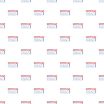 Boarding pass pattern for travel and flight bookingsbackground Illustrazione stock