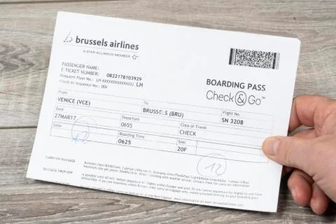Boarding pass Stock Photos
