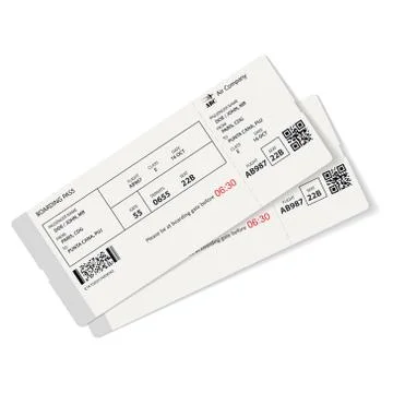 Boarding pass vector illustration Stock-Illustration