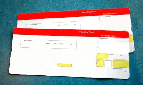 Boarding passes Stock Photos