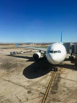 Boarding plane Stock Photos