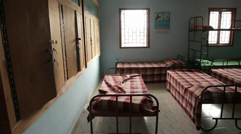 Boarding Room in India Stock Footage 38191633