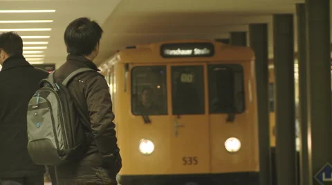 Boarding the train Stock-Footage 1080367