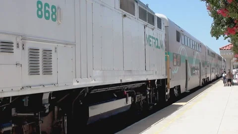 Boarding the Train Stock Footage 133015918