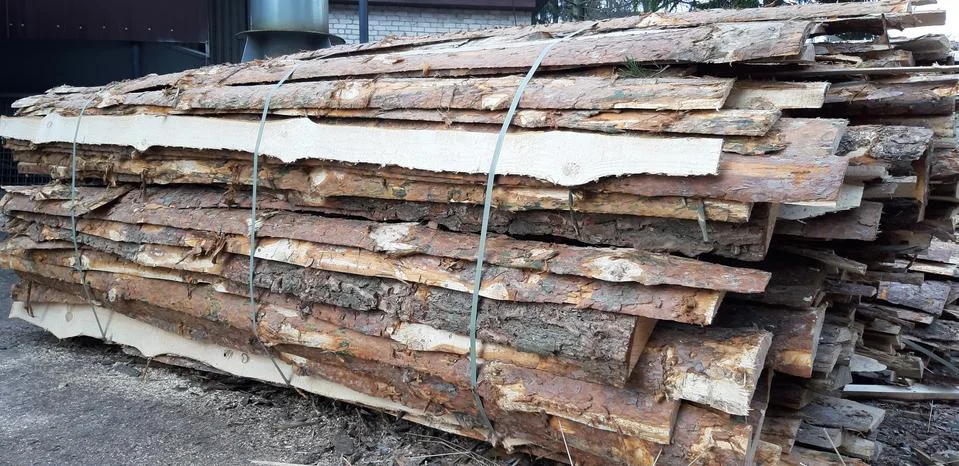 Boards and lumber for processing Stock Photos