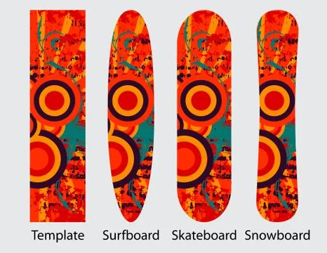 Boards design イラスト素材