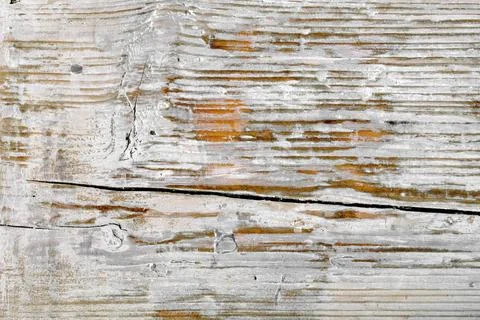 Boards, solid wood. old varnished texture boards. white paint traces. Stock Photos