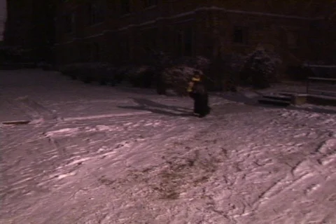 Boardslide school rail 動画素材 193905