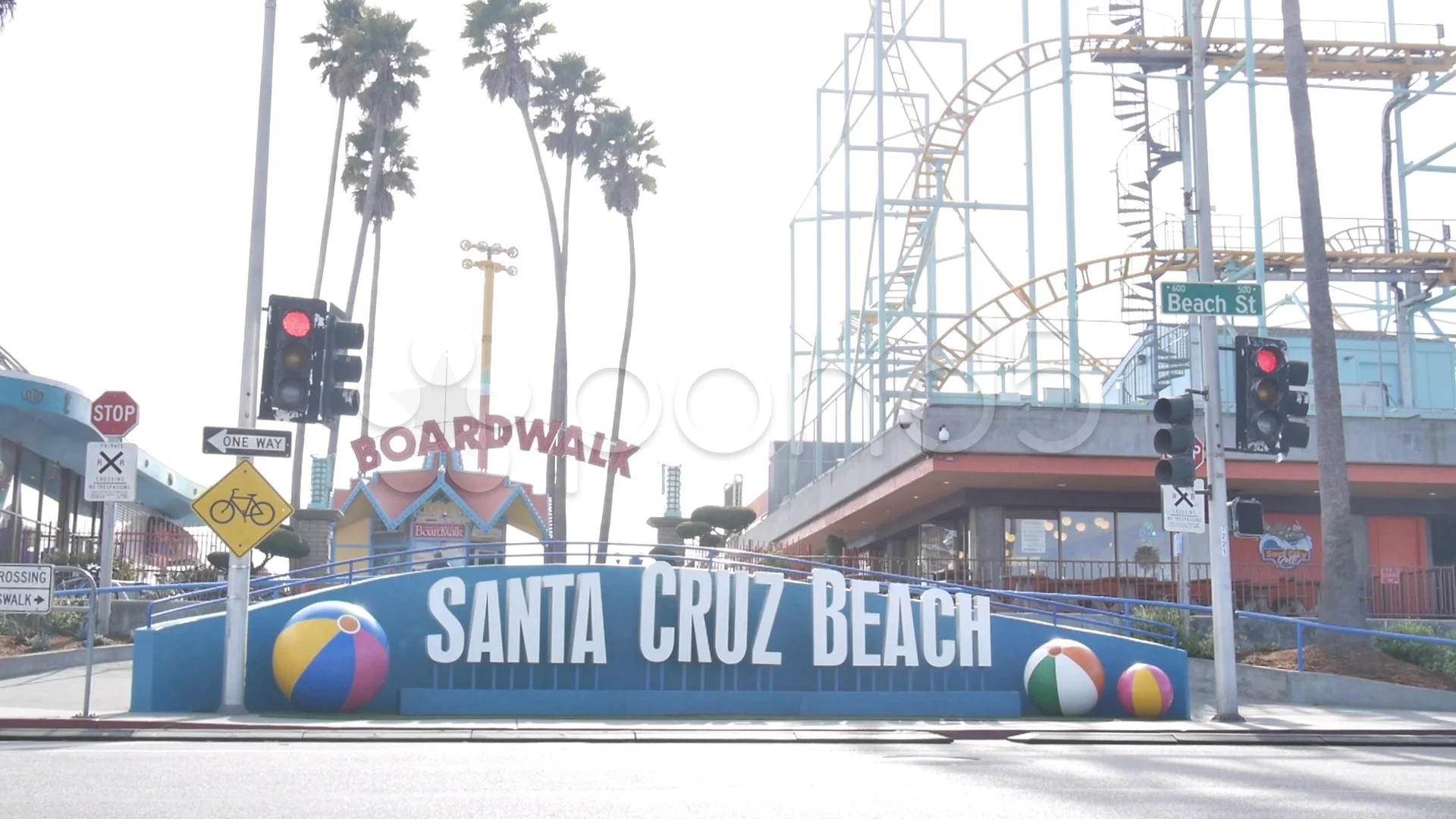 Summer Twilight, Santa Cruz Beach Boardwalk, California загрузить