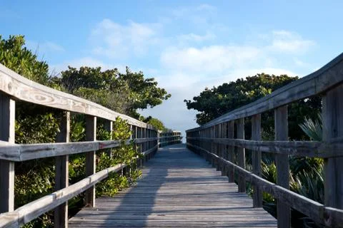 Boardwalk 库存照片
