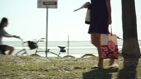 Boardwalk Scenes Stock Footage 11441578