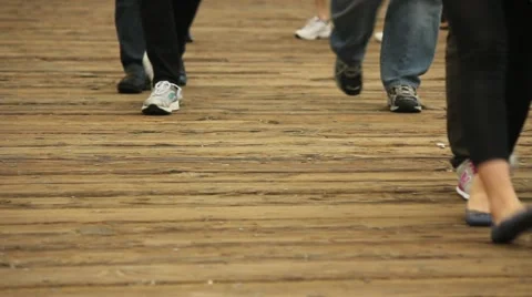 Boardwalk Scenes Stock Footage 11443232