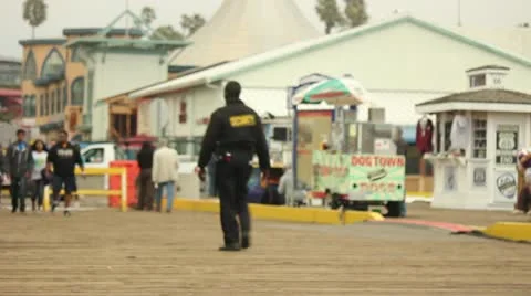 Boardwalk Scenes Stock Footage 11443346