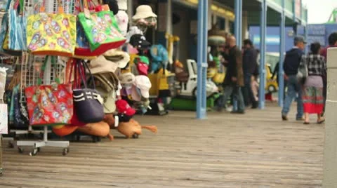 Boardwalk Scenes Stock Footage 11445254