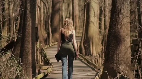 Boardwalk Stroll Stock Footage 40873819