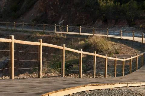 Boardwalk track Stock Photos