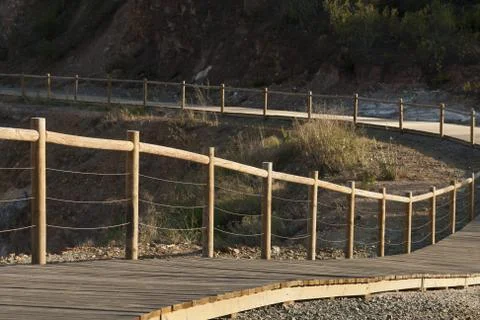 Boardwalk track Stock Photos