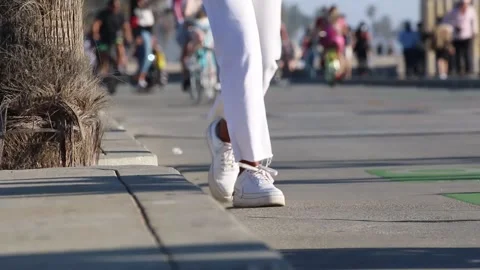 Boardwalk Venice beach. Video stock 166805441