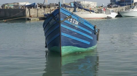 Boat about to depart Stock Footage 67532770