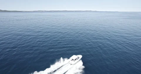 Boat action in croatia Stock Footage 165754878