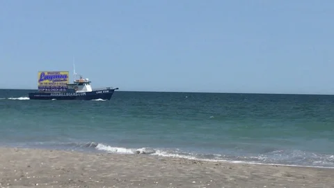 Boat Advertisement Stock Footage 116722515