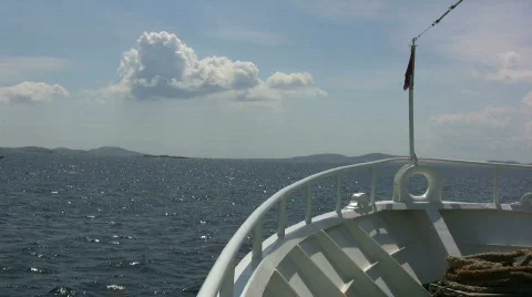 Boat in Aegean Video stock 275827