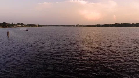 Boat Aerial Stock Footage 137422693