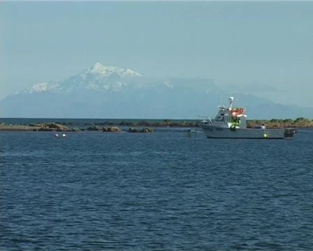 Boat at anchor Stock Footage 139861