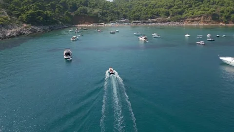 Boat and beach Stock Footage 251146734