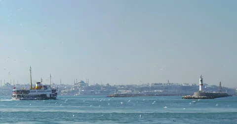 Boat and mosques 4k 库存影片 62054977