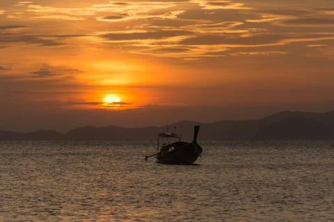 Boat and sunlight Stock Photos
