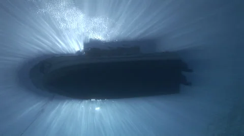 Boat and Sunrays Stock Footage 53256958