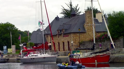 Boat are parked Stock Footage 66249108