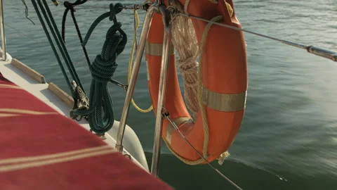 Boat arriving at harbor. Stock Footage 96398658