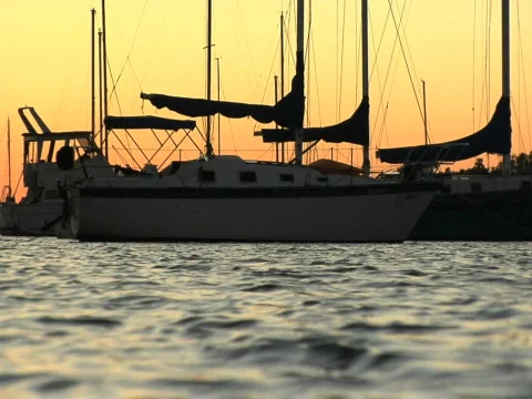 Boat to Bay Video stock 285843