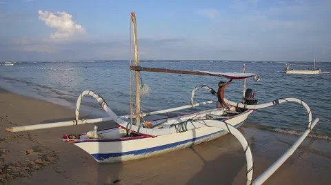 Boat on the beach 動画素材 40488652