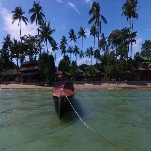 Boat on the beach. Stock Footage 69558136