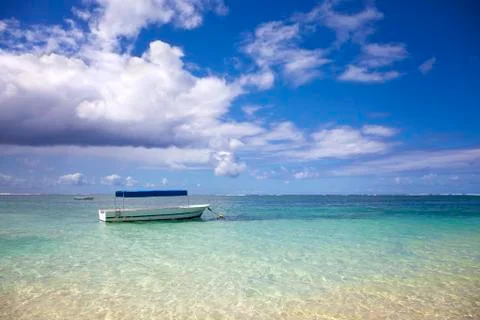 Boat at the beach Foto stock