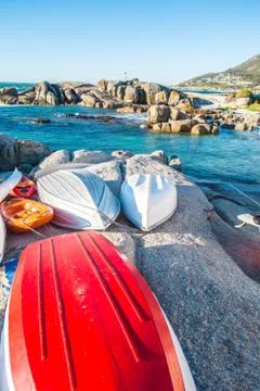 Boat on the beach Stock Photos