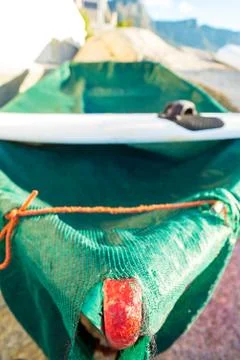 Boat on the beach Stock Photos
