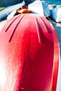 Boat on the beach Stock Photos