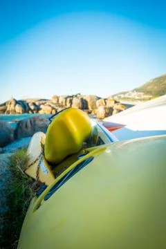 Boat on the beach Stock Photos