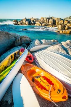 Boat on the beach Stock Photos