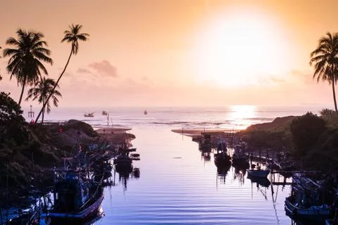 Boat on the beach Stock Photos
