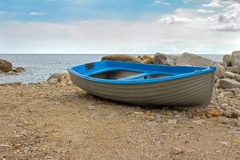 Boat on the beach Stock Photos