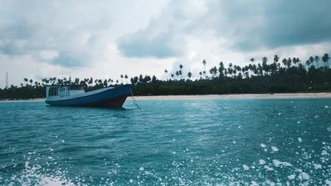 Boat on the beach Stock Photos