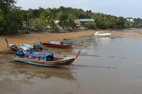 Boat on the beach Stock Photos