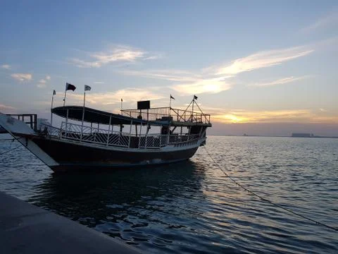 Boat at the beach 库存照片