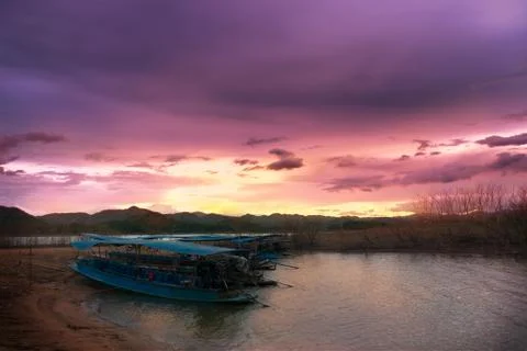 Boat beach Stock Photos