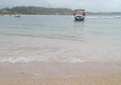 Boat at a beach Stock Photos